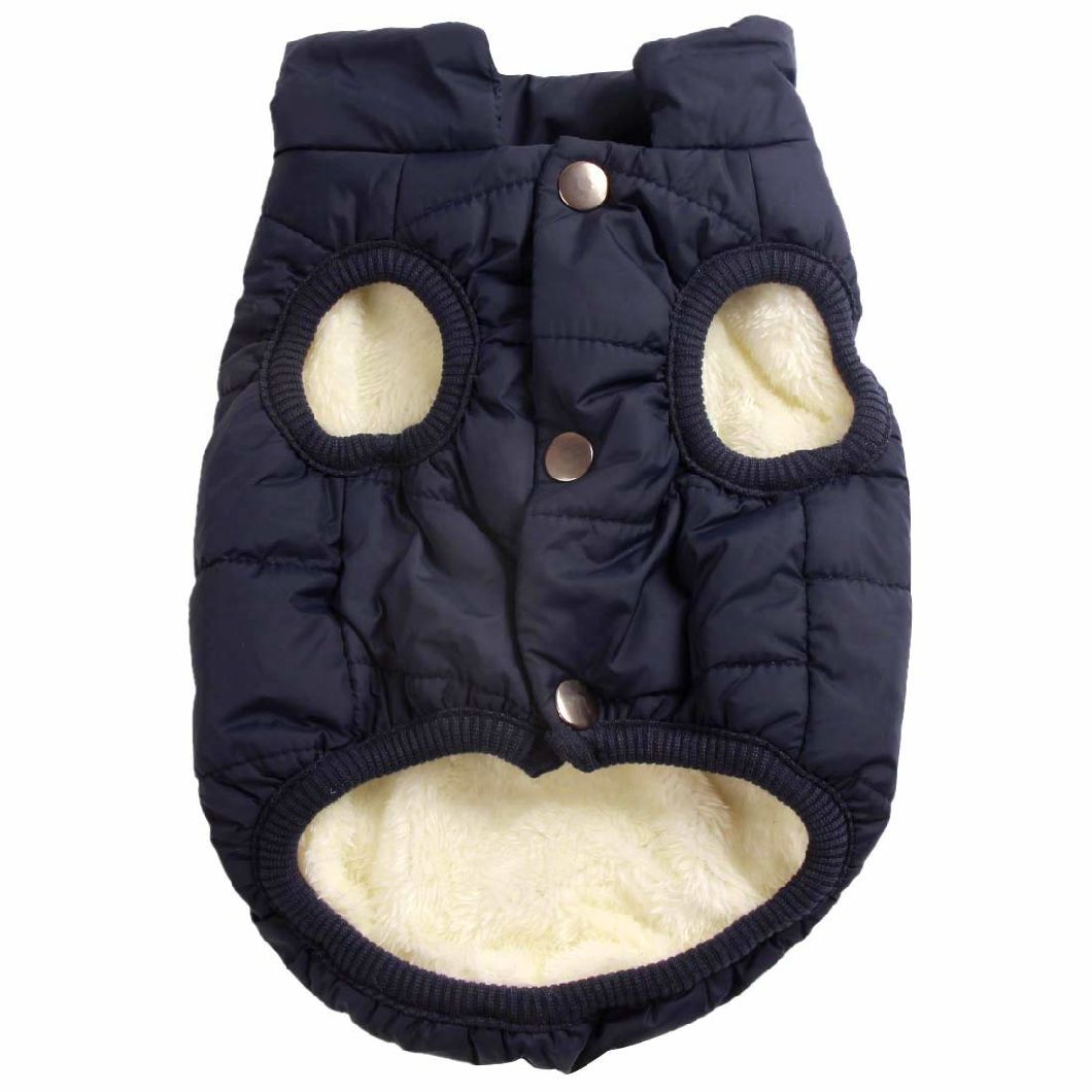 Soft Polyester Fabric Small Dog Jacket Puppy Coats