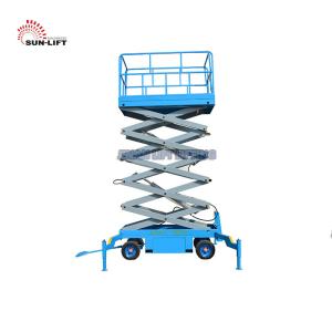 Quality Vertical Electric Mobile Scissor Lift / Scaffolding Aerial Lift Work Platform wholesale