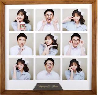 Personalised Acrylic Photo Frames 15.6 * 15.6cm Acrylic Wall Frames Long