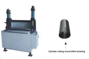 Quality cylinder rolling machine used in the fabrication of metal structures wholesale
