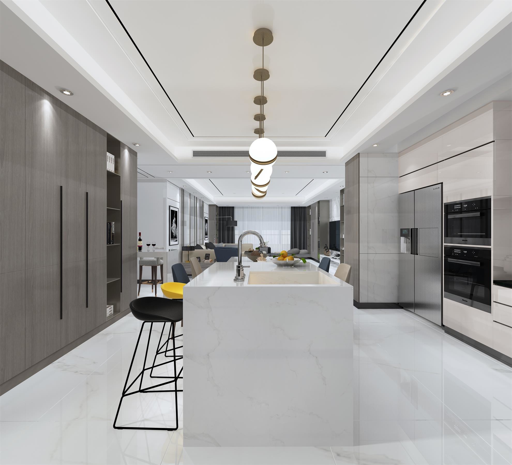 Most Competitive China Factory Wholesale High Quality Glazed Polished White Gloss Marble Floor Tiles 900*1800mm