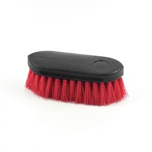 Quality Black Handle Dandy Brush Horse 17*9 cm 6.5 Inch Plastic Two Head Pointed wholesale