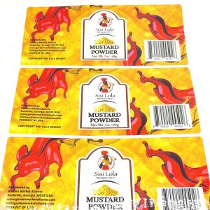 Quality Barcode Glossy Food Packaging Labels Matt Laminated Self Adhesive Sticker Labels wholesale