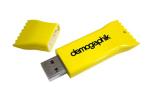 Factory supply candy shape 2GB 2.0 Red color plastic USB with customized logo