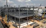 Large Car Parking Multi Storey Steel Frame Construction High Strength CE