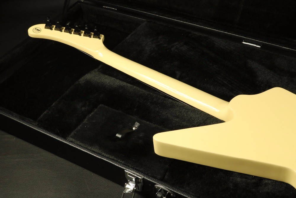 Top Quality ESPS Explorer Electric Guitar Cream Color Fingerboard Inlay Black Hardware EMG Pickups