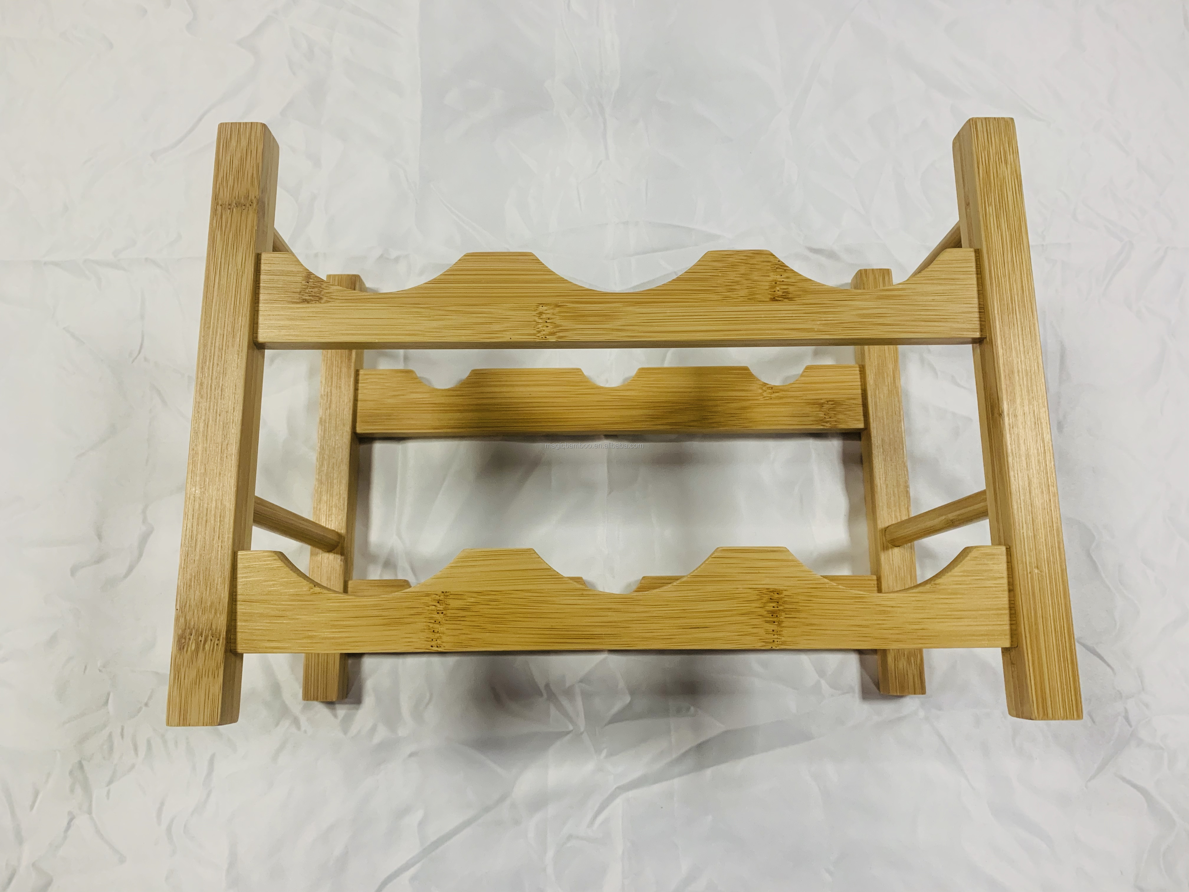 Kitchen Bamboo Wine Glass Rack Cabinet Shelf Environmental Protection