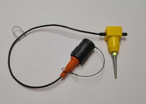 Quality ISO9001 Standard 8Hz Vertical Geophone , Geophysical Geophone String wholesale