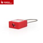 Steel Wire Shackle Safety Cable Padlock , Lightweight Master Lockout Padlock