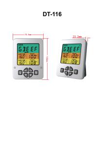 Quality Wireless Remote Digital Dual Probe Meat Thermometer Grill Wide Lcd Screen wholesale
