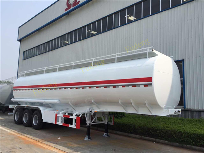 45000 L Fuel Tanker Semi Trailer Carbon Steel Transport Crude Oil Tanker Trailer