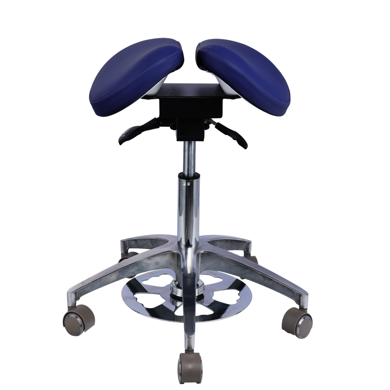 Beauty Salon Comfortable chair Green Micro Fiber dentist stool Saddel Shape Dentist Chair