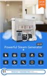 Anti Rusting Steam Bath Equipment / 6kw Steam Generator 304 Stainless Steel