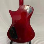 Custom Ernie Ball Music Man Armada Divided Red Color Electric Guitar V-shaped