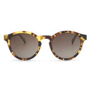 Quality Round Fashion Sunglasses Polarized Tortoise Acetate Sunglasses For Eye Protect wholesale