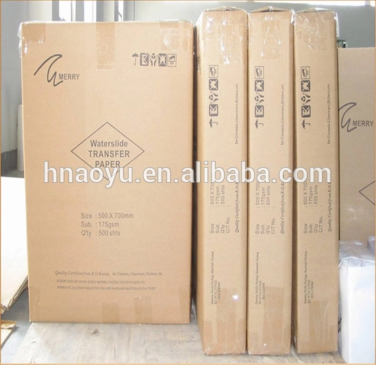 175gsm Slide Decal Paper For Custom Style Water Transfer From Direct