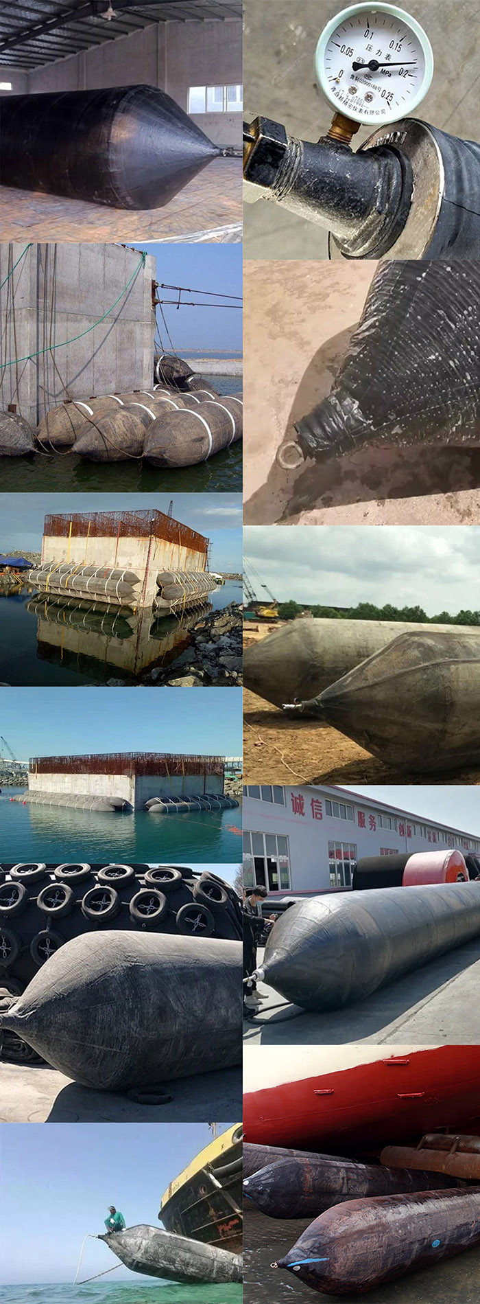 Pneumatic Rubber Marine Airbag For Ship Launching And Lifting