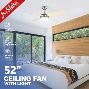 Quality 52&quot; MDF Blades AC Motor Modern Decorative Ceiling Fan Manufactured by 1stshine Direct wholesale