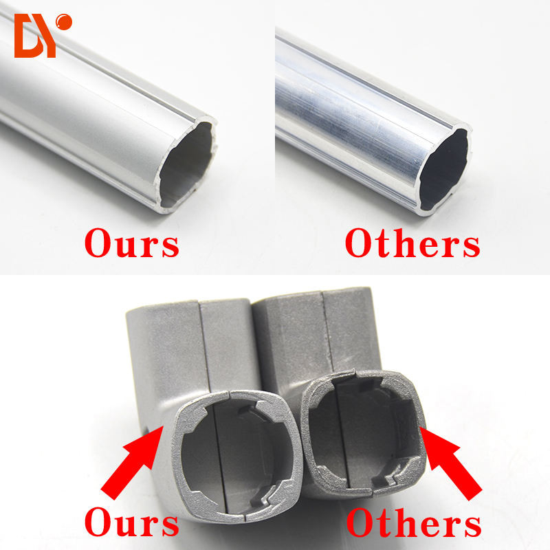 T slot frame different types pipe 6063-T5 aluminium lean pipes