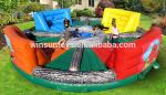 Customized Size Inflatable Carnival Games Interactive Hippo Ball Games