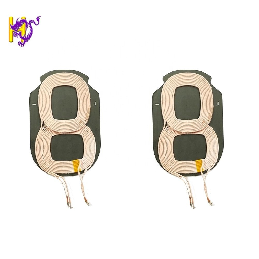 Customized Qi Copper Induction Coil Ferrite Air Coil Inductor Sheet