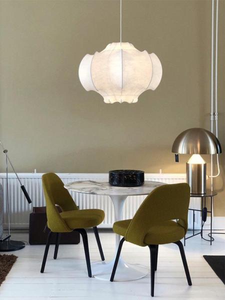 Italian Designer Silk ChandelierCreative Living Room Dining Room Viscontea