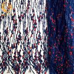 Multicolor Bridal High Quality African Lace Fabric Glitter Embroidery Sequin