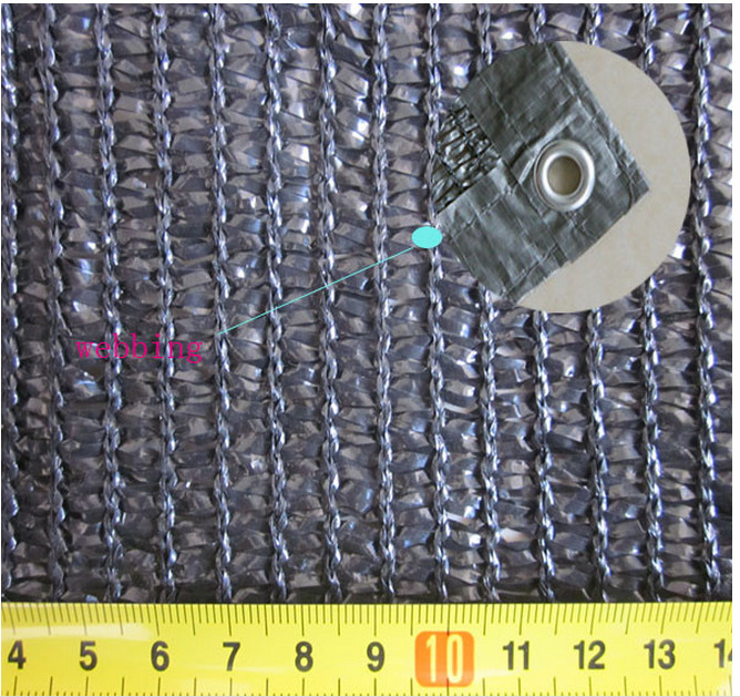 Outdoor Warp Knitted Sun Shade Net for Agricultural / Horticultural
