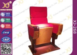 Quality Modern Folded Commercial Auditorium Chairs With Strong Steel Structural Single Leg wholesale