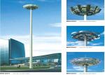 12 side poles painting High Mast Pole including lighting fixture