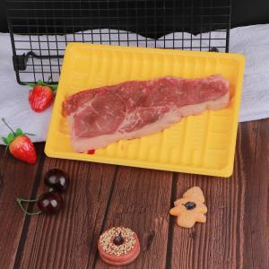 Quality Yellow Hengmaster Plastic Disposable Vegetable Tray For Meat Seafood wholesale