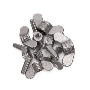 Quality Metric Measurement System Wing Nuts Butterfly Stainless Steel 304 316 M2M3M4M5 Din315 for Water Treatment Effectiveness wholesale