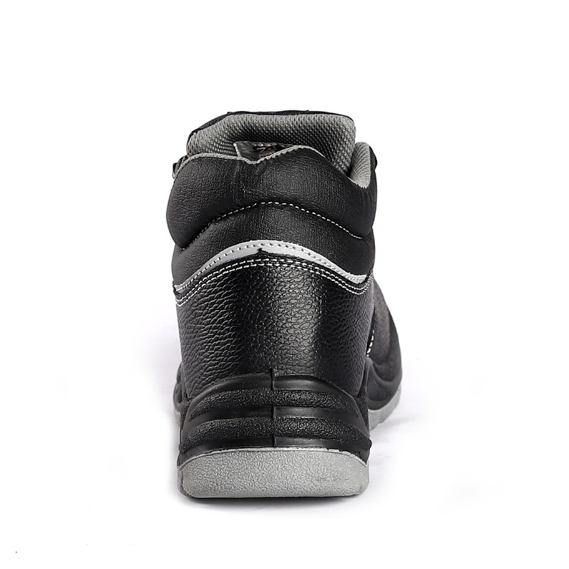 Steel Toe Men'S Women Construction Site Safety Shoes Genuine Leather Strong Insoles Work Boots