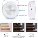 4.5VDC 10LM Battery Powered Motion Sensor Under Cabinet Lighting