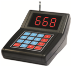 digital high quality wireless guest queue number calling service coaster pager system for fast food restaurant