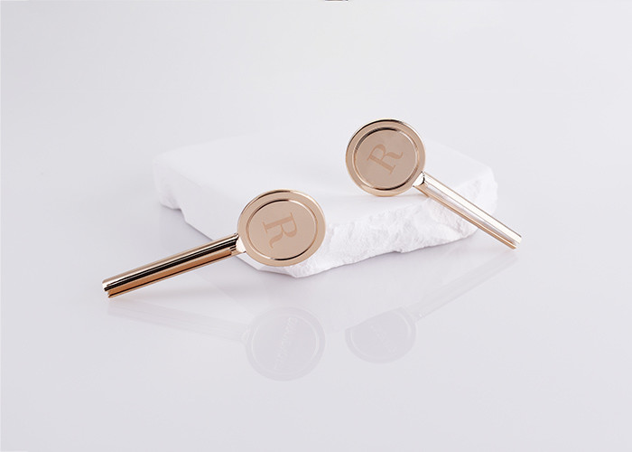 Metal Cosmetic Skincare Spatula designed with Key-shape