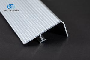 Quality 6463 Aluminum Stair Edge Trim T6 5mm Thickness Mill Finished Anodized wholesale