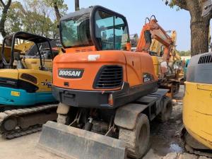 Quality Used Doosan DX60W Wheel Excavator In Excellent Condition/Used Doosan Mini Wheel Excavator For Sale wholesale