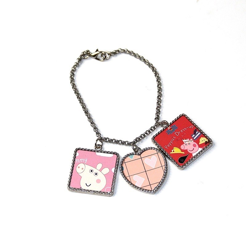 Personalized Sublimation Blank Bracelet For Women And Man Charm Bracelet Zinc Alloy
