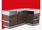 Modern Shop Cash Counter Metal Unfolding Checkout Stand OEM ISO9001