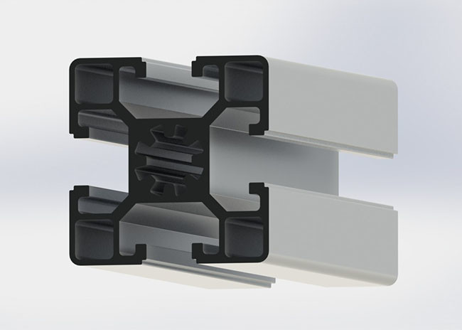 10.2mm Hole 45 * 45 Aluminum T Slot Table Plates 1.3mm Thickness Design