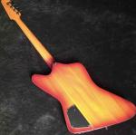 Custom 4 Strings Electric Bass Guitar with White Overlay Mahogany Body Neck