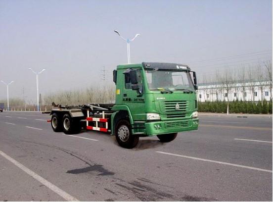 Detachable Container Compression Garbage Collection Truck Departure angle 20.5