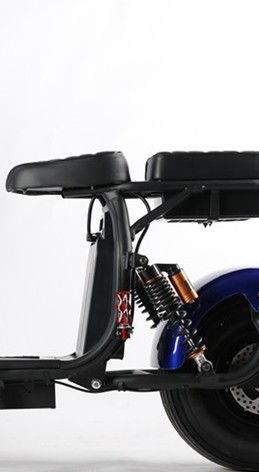 Double Battery Citycoco Big Wheel Electric Scooter 1000W With Hydraulic Disc Brake