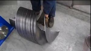 Quality Acid Resistance Continuous Spiral Blades For Sectional Screw Flight Machine wholesale