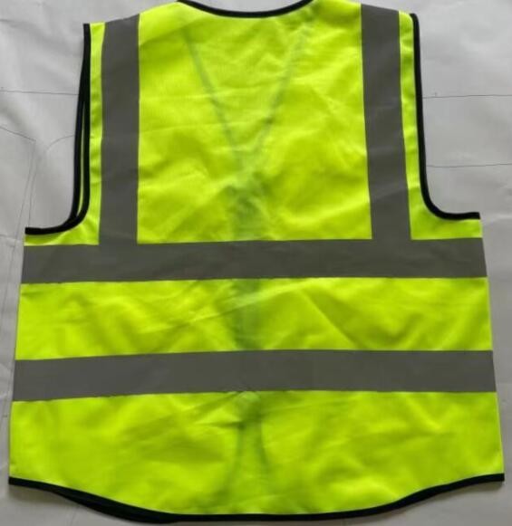 Green Hi Vis Safety Vest 110g 80g Safety Vests With Pockets
