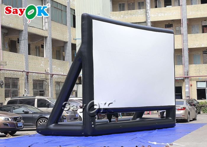 Inflatable Big Screen Outside Airtight Inflatable Movie Projector Screen For Advertising Display