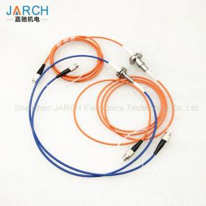 Quality High Speed Single Channel Fiber Optic Rotating Joint With OD 12mm , UL ROHS Certification wholesale