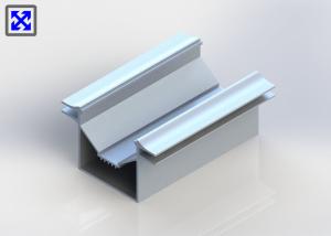 Quality OEM / ODM Aluminum Channel Silver Anodized Industrial Aluminum Profile Customize wholesale