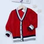In stock wholesale baby sweater long sleeve jersey knitted toddler baby sweater